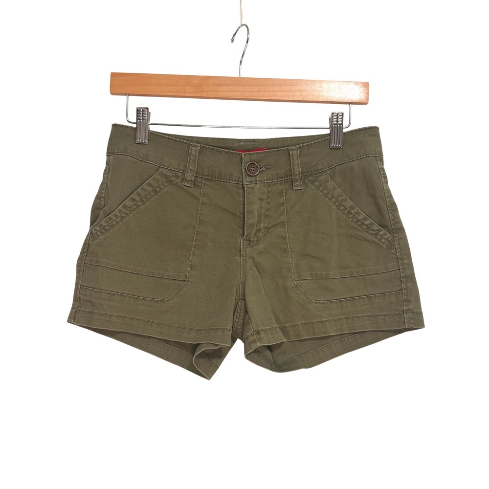 Unionbay Cargo Shorts Juniors 3 Olive Green Utility Stretch Gorpcore Festival